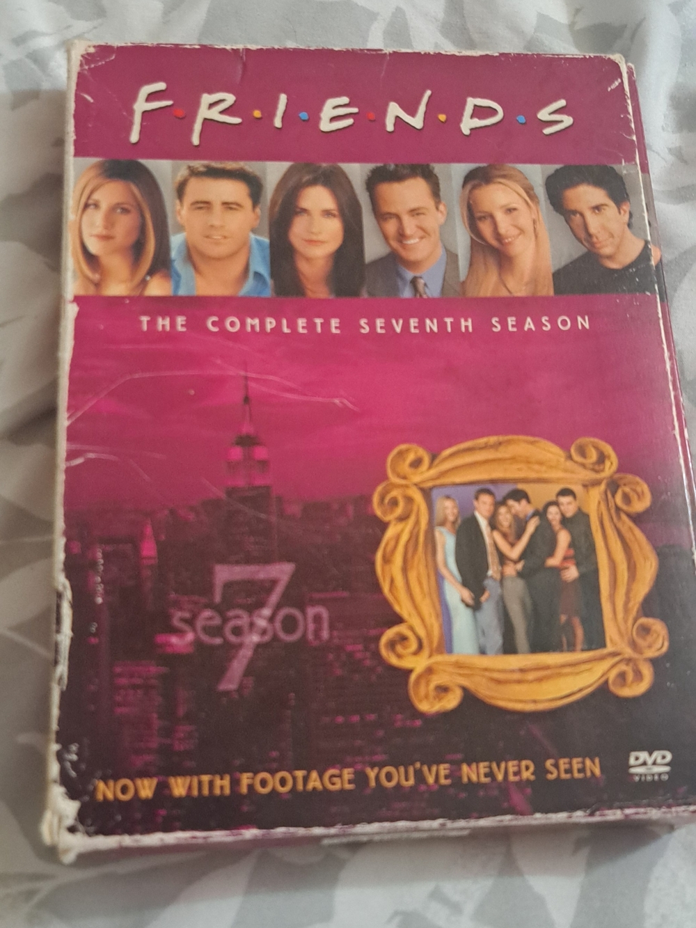 FRIENDS DVD Season 7 Pink Cover with Cast Photos